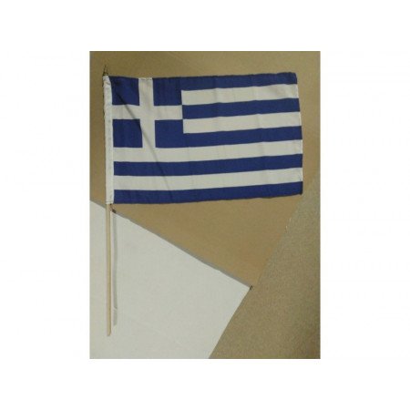 Luxe hand flag Greece 30 x 45 cm