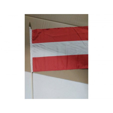Luxe zwaaivlag/handvlag Oostenrijk 30 x 45 cm 
