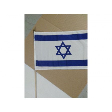 Hand flag Israel 30 x 45 cm