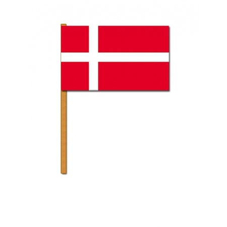Hand flags Denmark