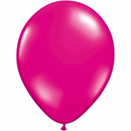 Magenta roze decoratie ballonnen 25 stuks