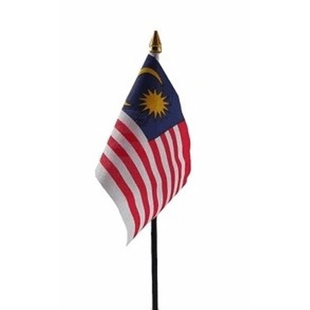 Maleisie vlaggetje met stokje