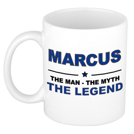 Marcus The man, The myth the legend collega kado mokken/bekers 300 ml