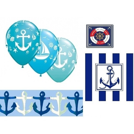 Marine theme party decoration pack