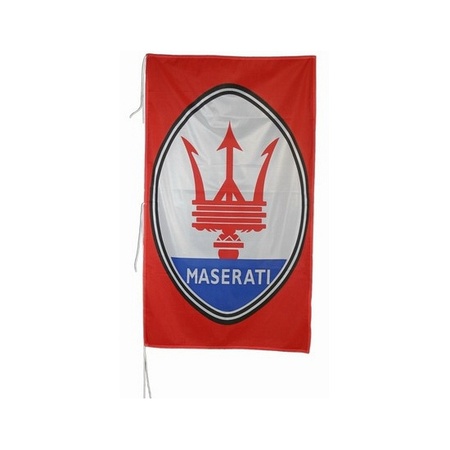 Logo vlag Maserati 150 x 75 cm