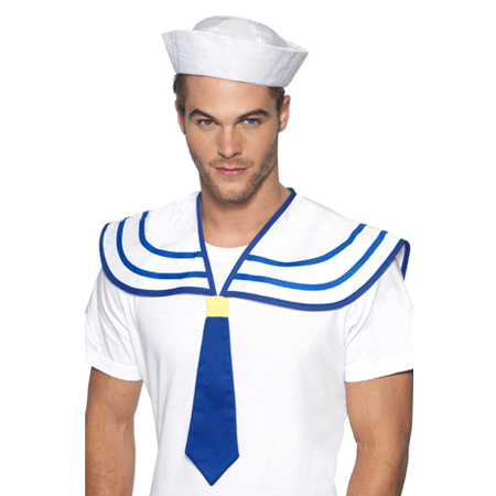 Sailor Neck Tie blue
