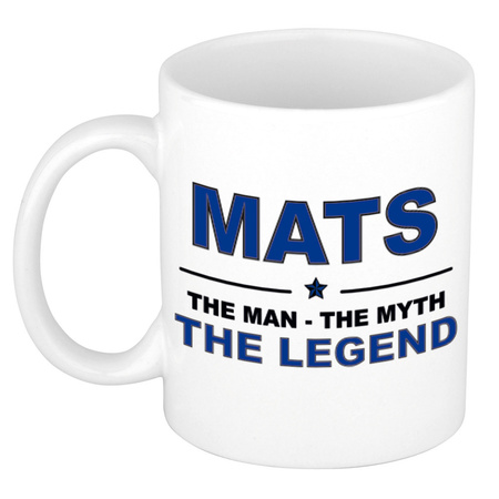 Mats The man, The myth the legend collega kado mokken/bekers 300 ml