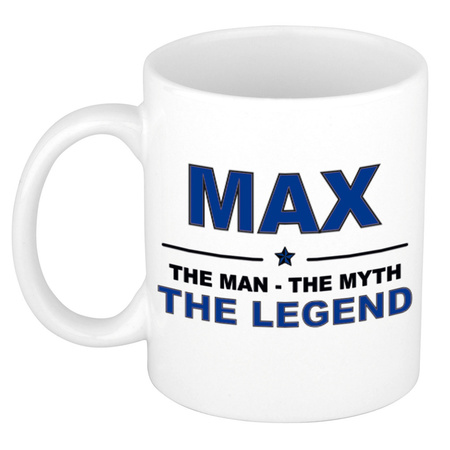 Max The man, The myth the legend name mug 300 ml