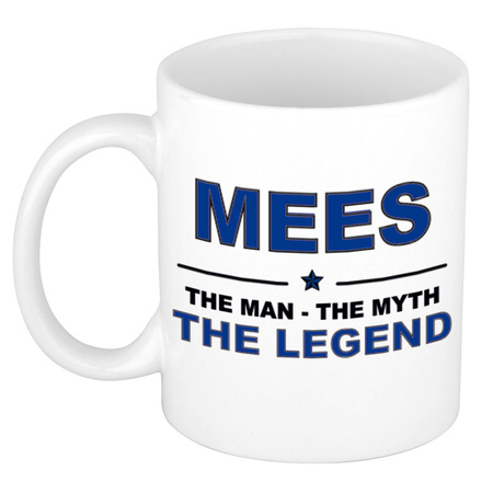 Mees The man, The myth the legend collega kado mokken/bekers 300 ml