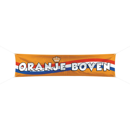 Dutch supporters banner Oranje Boven