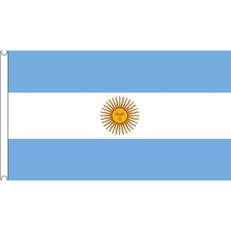 Polyester mega vlag Argentinie 150 x 240 cm