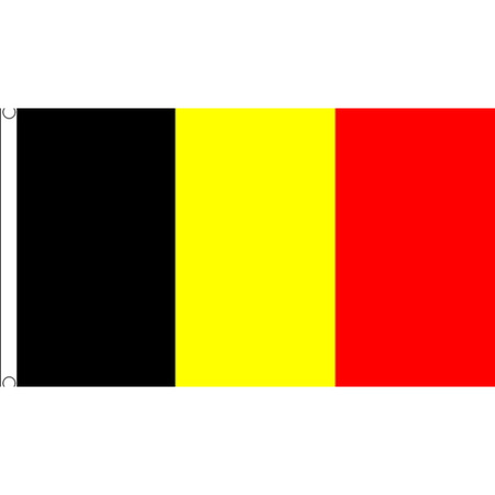Polyester mega vlag Belgie 150 x 240 cm