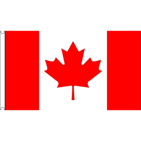 Polyester mega vlag Canada 150 x 240 cm