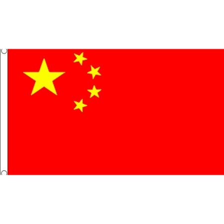 Polyester mega vlag China 150 x 240 cm