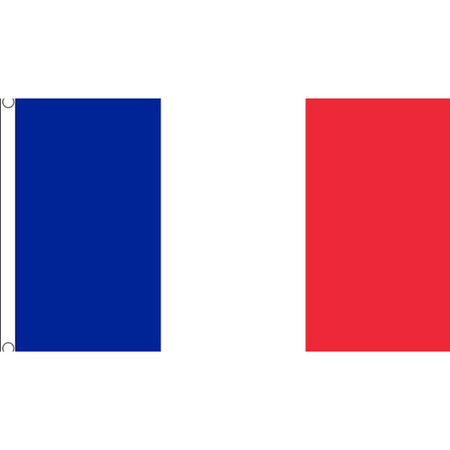 Polyester mega vlag Frankrijk 150 x 240 cm