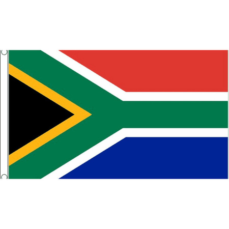 Polyester mega vlag Zuid Afrika 150 x 240 cm