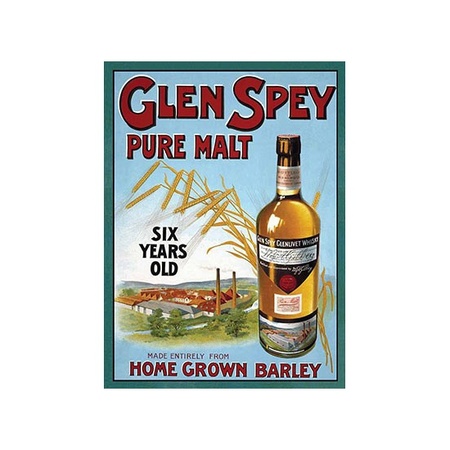 Metalen plaat Glen Spey Whiskey