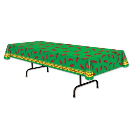Mexican tablecover with peppers 274 cm
