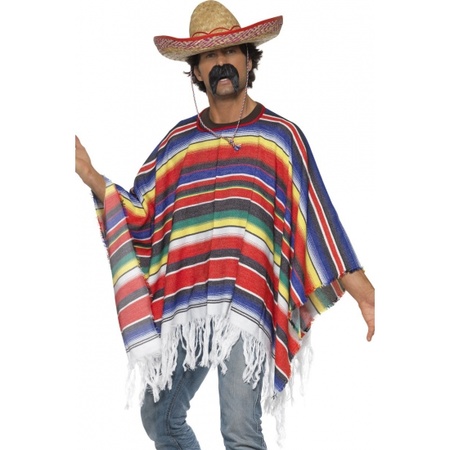 Mexican costume poncho dress-up accesoires