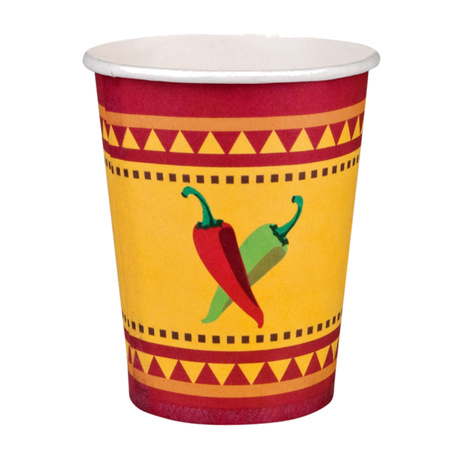 Mexican paper cups 10x pcs