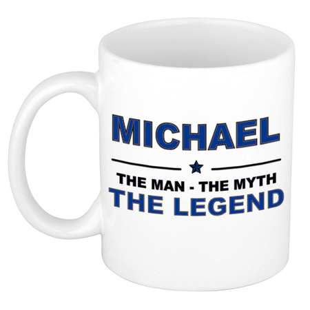 Michael The man, The myth the legend collega kado mokken/bekers 300 ml