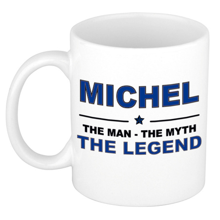 Michel The man, The myth the legend collega kado mokken/bekers 300 ml