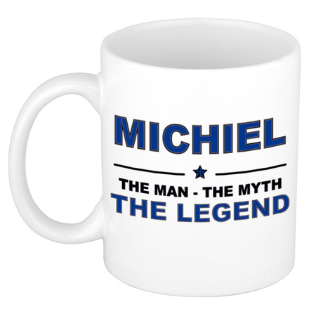 Michiel The man, The myth the legend collega kado mokken/bekers 300 ml