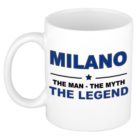 Milano The man, The myth the legend collega kado mokken/bekers 300 ml