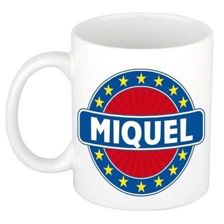 Miquel name mug 300 ml