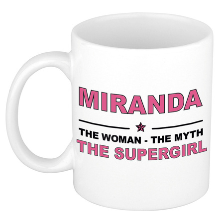 Miranda The woman, The myth the supergirl collega kado mokken/bekers 300 ml