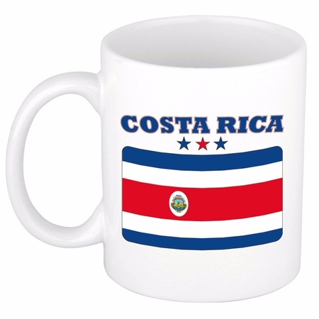 Costa Ricaanse vlag theebeker 300 ml
