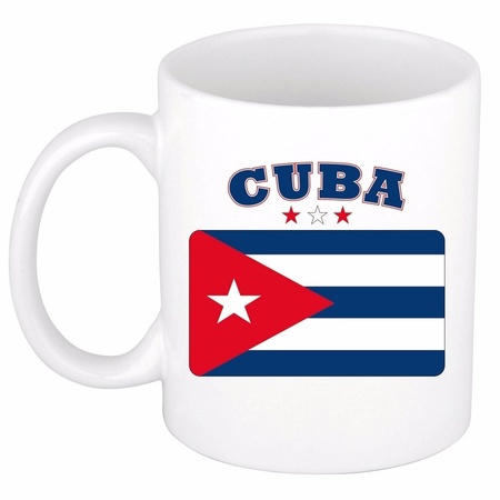 Cubaanse vlag theebeker 300 ml