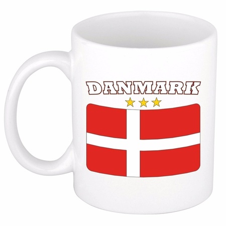 Deense vlag theebeker 300 ml