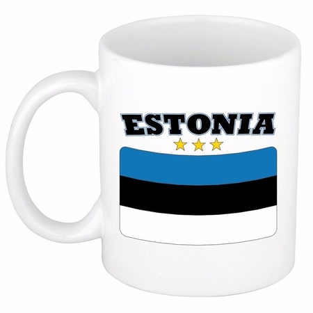 Estlandse vlag theebeker 300 ml