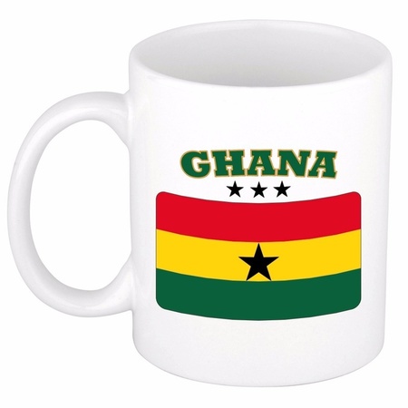 Ghanese vlag theebeker 300 ml