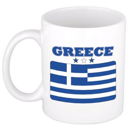 Griekse vlag theebeker 300 ml