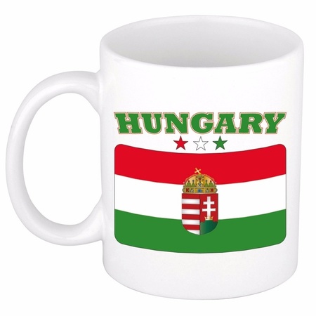 Hongaarse vlag theebeker 300 ml