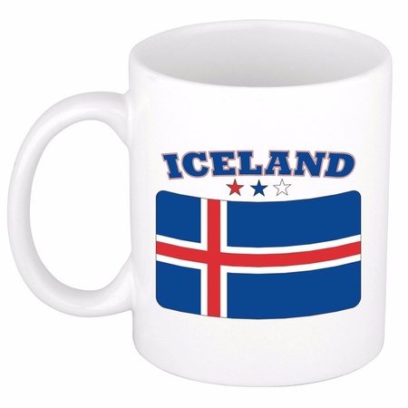 IJslandse vlag theebeker 300 ml