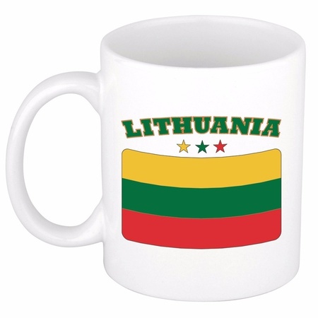 Litouwse vlag theebeker 300 ml