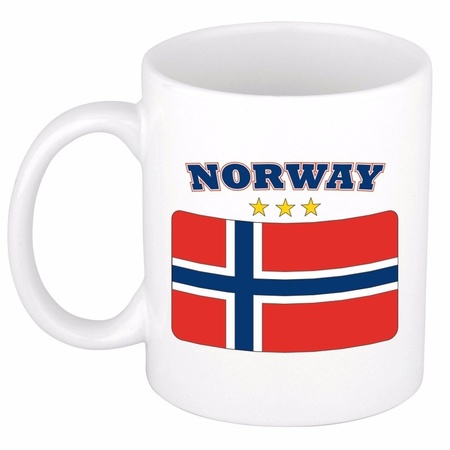 Noorse vlag theebeker 300 ml
