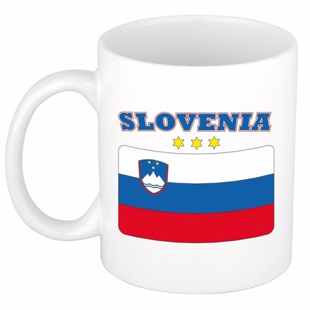 Sloveense vlag theebeker 300 ml