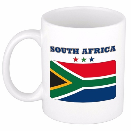 Zuid Afrikaanse vlag theebeker 300 ml