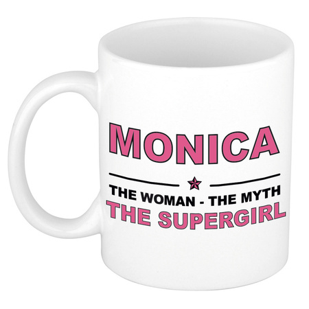 Monica The woman, The myth the supergirl collega kado mokken/bekers 300 ml