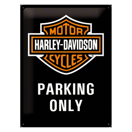Wall decoration Harley Davidson parking 30 x 40 