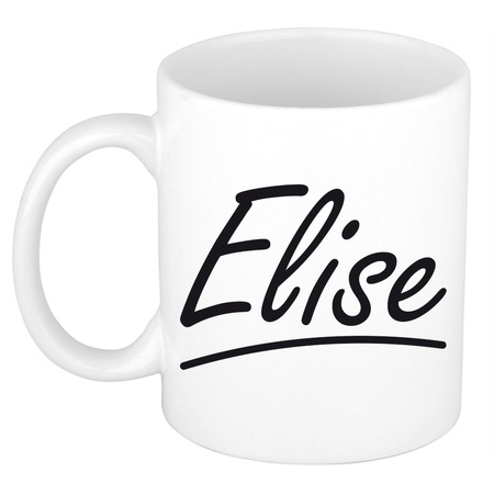 Name mug Elise with elegant letters 300 ml
