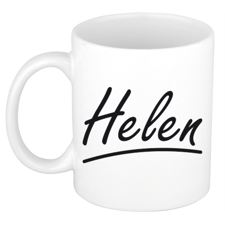 Name mug Helen with elegant letters 300 ml