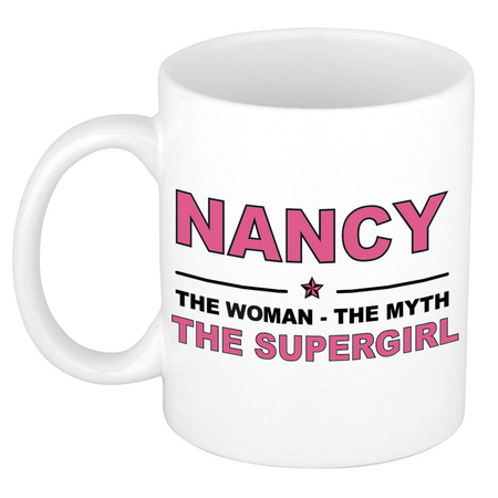Nancy The woman, The myth the supergirl collega kado mokken/bekers 300 ml