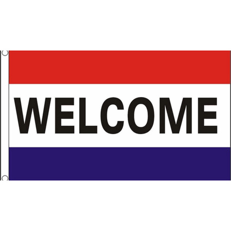 Welkom in Nederland vlag 90 x 150 cm