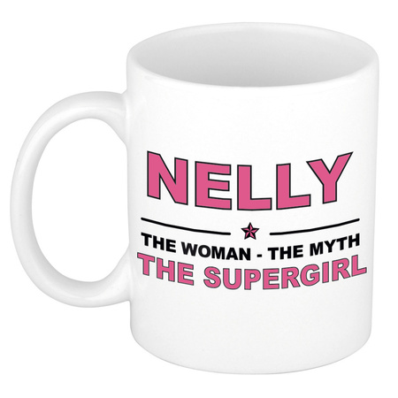 Nelly The woman, The myth the supergirl collega kado mokken/bekers 300 ml