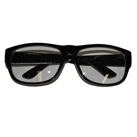 Nerd glasses with black frame